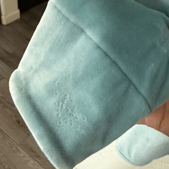 Soft Surroundings|Soft teddy button down shirt jacket (shacket) in blue•••Size L - Picture 14 of 15